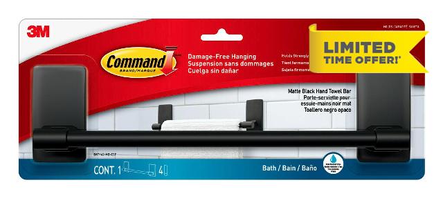 Command BATH42-MB-ESF Towel Bar