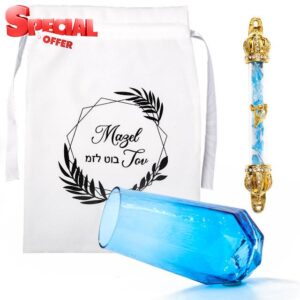 Lqixun Chuppah Breaking Glass Mezuzah Kit
