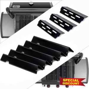 Tombili Weber Flavorizer Bars Heat Deflector Replacement for Genesis II E/ES 310 Series (2017 and Newer) Gas Grills
