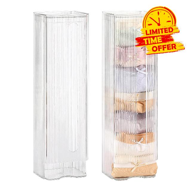 acDesign 2PCS Wall Mount Sock Underwear Drawer Organizer