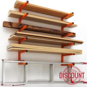 MOOMSINE Lumber Storage Rack Wall Mount