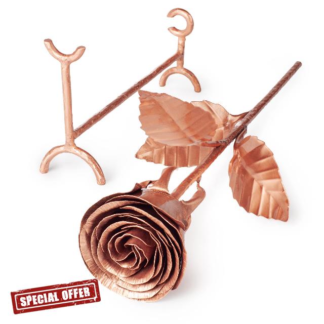 Copper Rose - Copper Gifts for Her