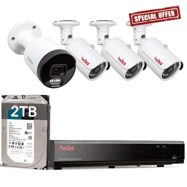 Five Star 4K Professional Security Metal Case Camera System