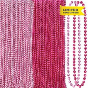 Bucherry 200 Pcs Breast Cancer Awareness Necklace Bulk