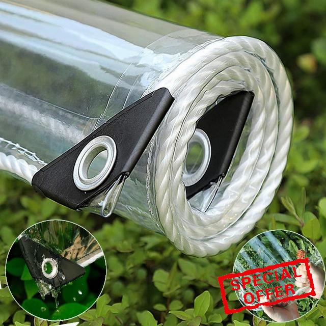 8' x 10' Clear Waterproof Tarp