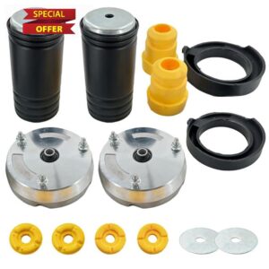 Kalmaegee 14PCS Front Strut Shock Mount Upper Lower Support and Bump Stops Kits Replacement Compatible with BMW X5 E70 X6 E71