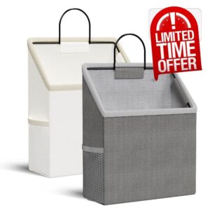 Wall Hanging Organizer Bag With Sticky hooks