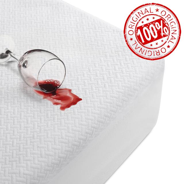 Waterproof Queen Mattress Protector Queen Size Bed Bamboo Mattress Cover Cooling Mattress Pad Breathable 3D Air Fabric Soft Noiseless Washable