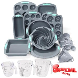 To encounter 30 in 1 Silicone Baking Set - 10 Silicone Baking Cake Pan