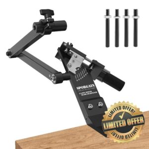 [Updated] Lawn Mower Blade Sharpener 15&deg;-45&deg; Adjustable Frame with Ball Bearing Manufacture Handle for Right & Left Hand Blades