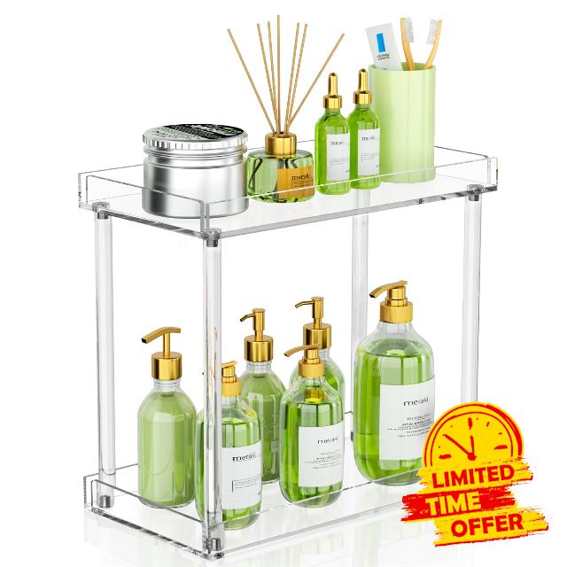 NPPLUS Acrylic Bathroom Countertop Organizer