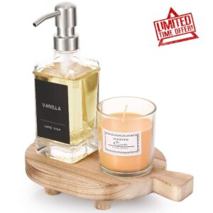 POVTOKA Wood Pedestal Stand