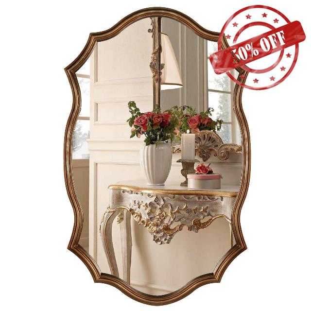 Vintage Gold Wall Mirror