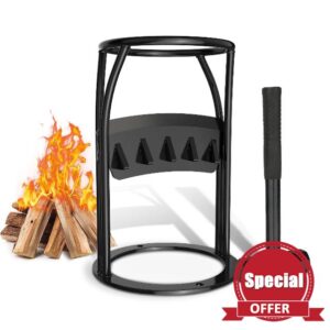 Mofeez Log Splitter Kindling Firewood Cracker with Hammer