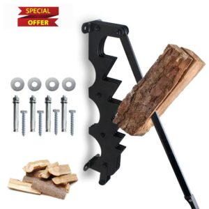 TUSAUW Wall Mount Firewood Splitter Firewood Kindling Splitter Wall Mount Kingling Maker Wood Splitter Soft Wood Kindling Splitter for Indoor or Outdoor