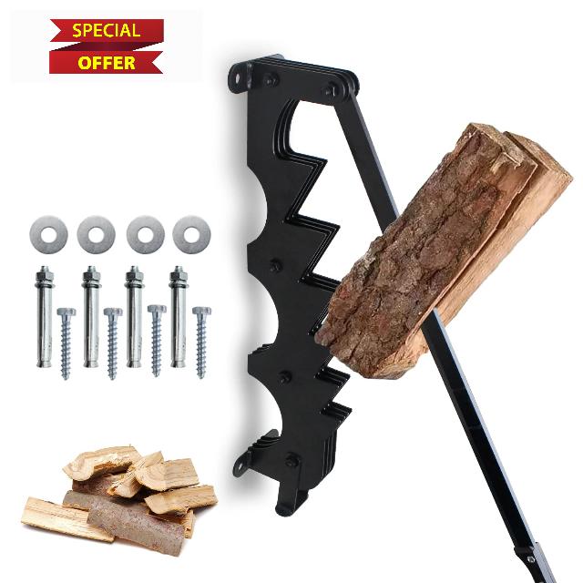 TUSAUW Wall Mount Firewood Splitter Firewood Kindling Splitter Wall Mount Kingling Maker Wood Splitter Soft Wood Kindling Splitter for Indoor or Outdoor