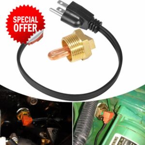 Engine Block Coolant Heater Kit for John Deere 1025R 110 2210 2305 4210 445 X495 XUV Gator 850D 855D 855M 865E AR87167