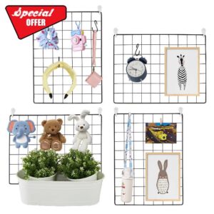 VEVOR Panels 4 Packs Wire Wall Grid for Photo Pictures Display