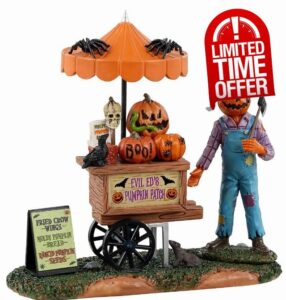 Lemax Village Collection - Spooky Town Pumpkin Patch Vendor #33611
