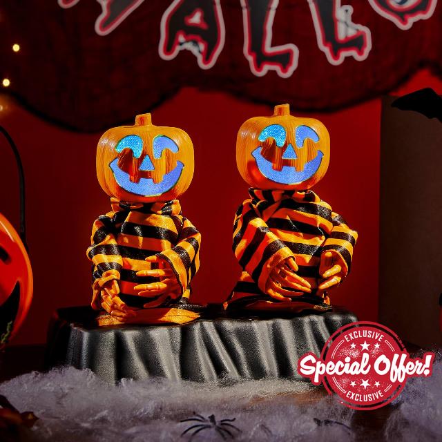 WOTOYS Halloween Spooky Jukebox Pumpkin
