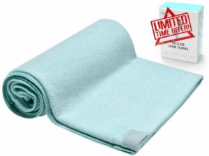 YFONG Large Microfiber Hair Towel Wrap for Women Wet Curly