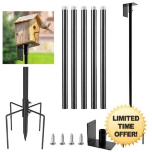 Youlvy Bird House Pole Mount Kit 80 Inch
