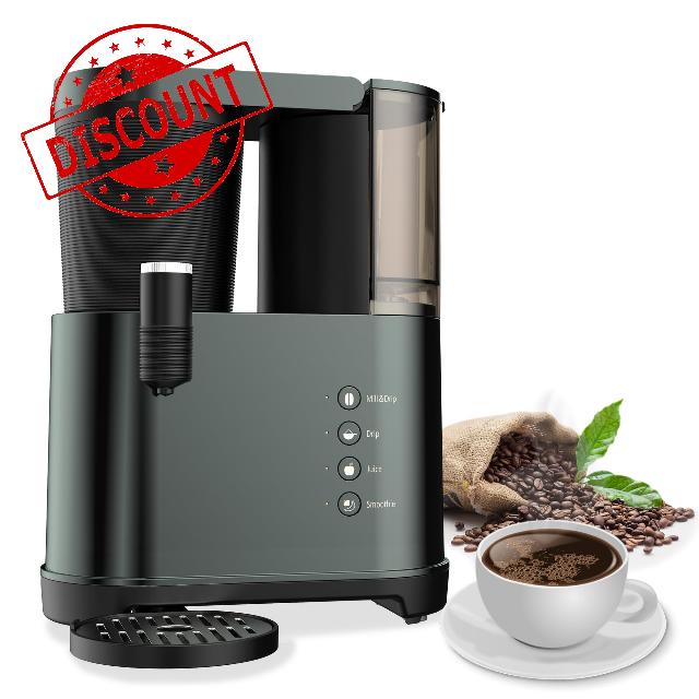 Auto Drip Coffee Maker and Juicer Machine