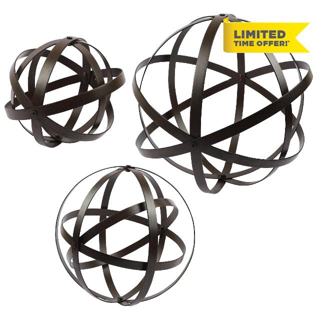 Viryfite 3 PCS Garden Spheres Balls