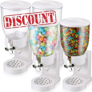 Tradder 4 Pcs Cereal Dispenser Countertop