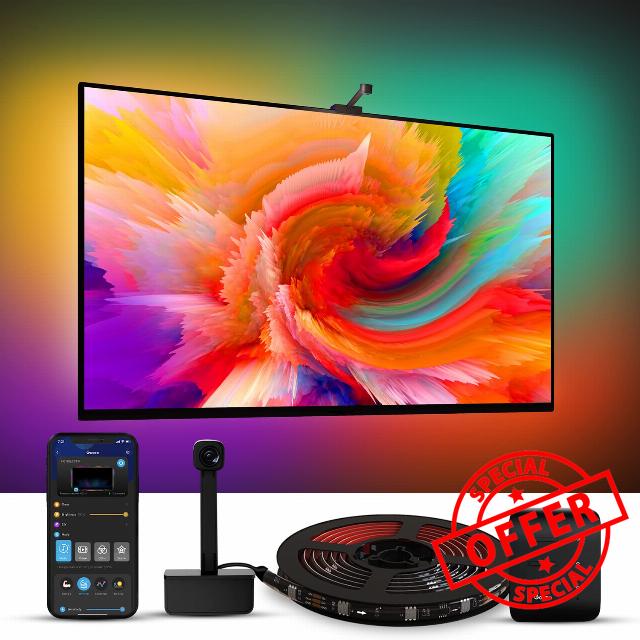 Govee WiFi LED TV Backlights with Camera
