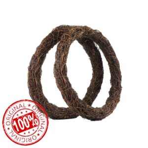 Natural Grapevine Wreaths for Crafts - 12 Inch Rattan Twig Wreath Base - DIY Wreath Supplies for Home Decor - 2 Pack