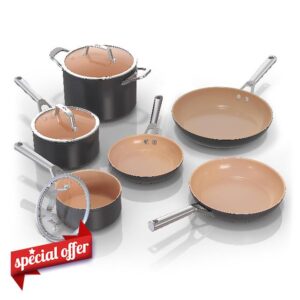 Ninja CW99009 Extended Life Premium Ceramic Cookware Set