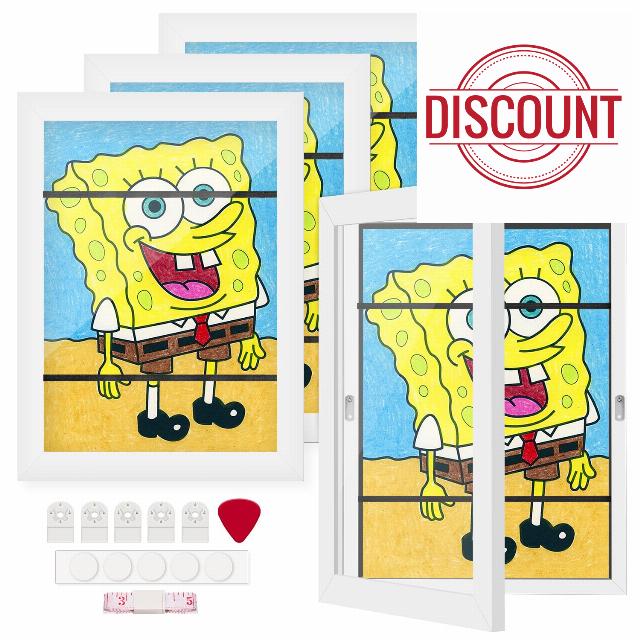 EAOAK Kids Art Frames Changeable