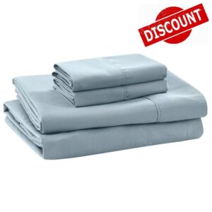 Modern Threads Soft Microfiber Solid Sheets - Luxurious Microfiber Bed Sheets - Includes Flat Sheet