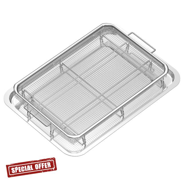Extra Large Air Fryer Basket and Tray for Oven