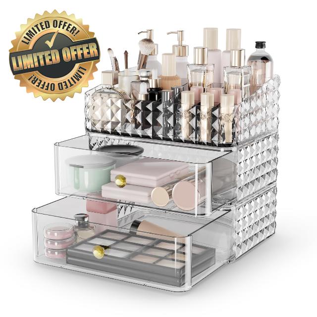 Rosoenvi Makeup Organizer for Vanity