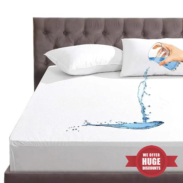 Premium Waterproof Fitted Matress Protector (60"x80") Soft Terry