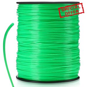 Windyun 2001 ft String Trimmer Line 0.095 Inch Round Weed Eater Line Nylon Trimmer Line Replacement for String Trimmer Weed Trimmer Spool High Efficiency Long Life