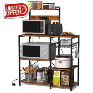 EasyCom Bakers Rack with Power Outlet