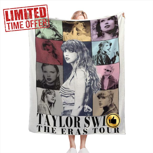 Taylor ERAS Tour Swift Flannel Blanket