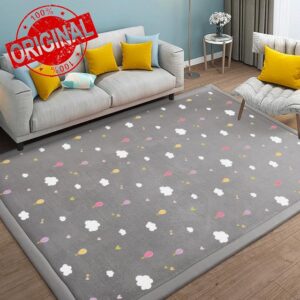 N&V 1.25" Thick Baby Play Mat with Non-Slip Backing