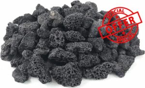 KAYSO INC Lava Rocks - Decorative Landscaping Rocks or Gas Fire Pits Rocks