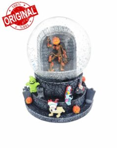 Spirit Halloween The Nightmare Before Christmas Light-Up Jack Skellington Pumpkin King Snow Globe | Officially Licensed | NBC | Home d&eacute;cor