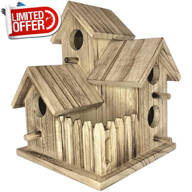 DewBright Large Bird House for Outside