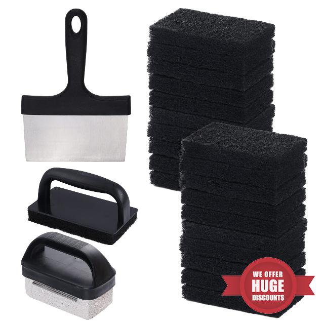 yeabwps 24 Pieces Griddle Cleaning Kit