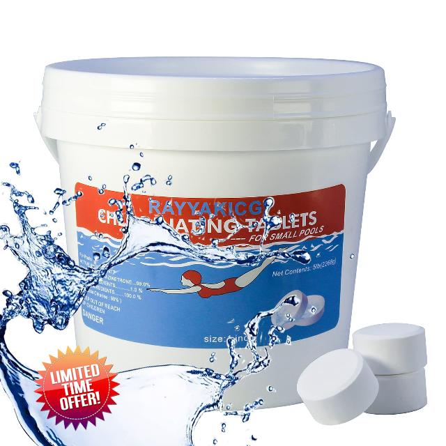 RAYYAKICG 1 INCH 5 LBS Pool Water Maintenance for Swimming Pools