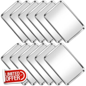 HKJ Chef 12 Pcs Baking Sheet Set