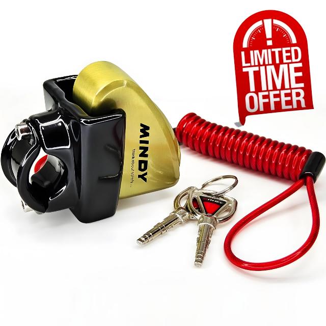 PaiPaiGo Motorcycle Bike Disc Lock Anti Theft