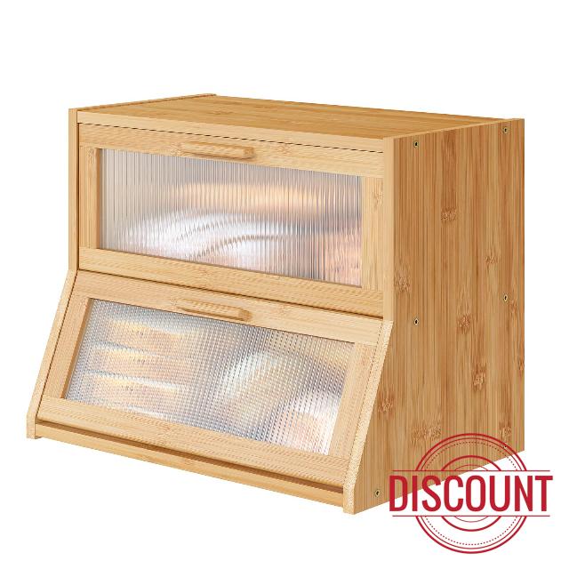 Vriccc Large Bread Box for Kitchen Counter