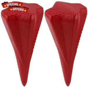 ZEONHAK 2 PCS 4lbs Diamond Wood Splitting Wedge